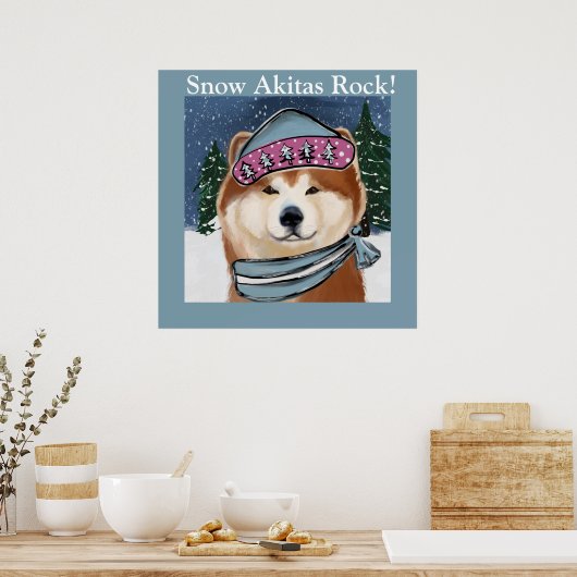AKITA POSTER (Keuken)