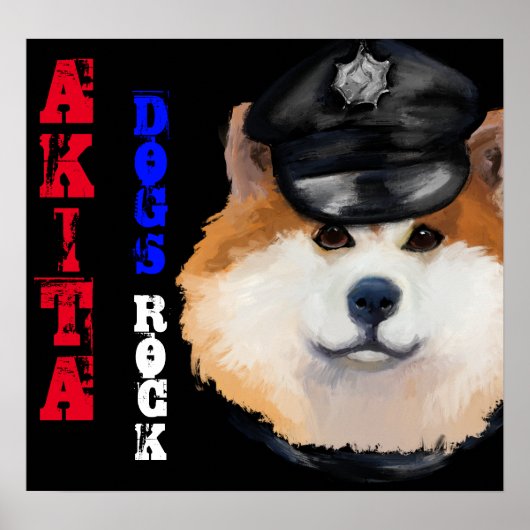AKITA POSTER (Voorkant)