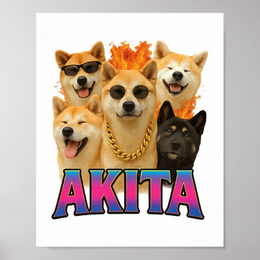 Akita poster (Voorkant)