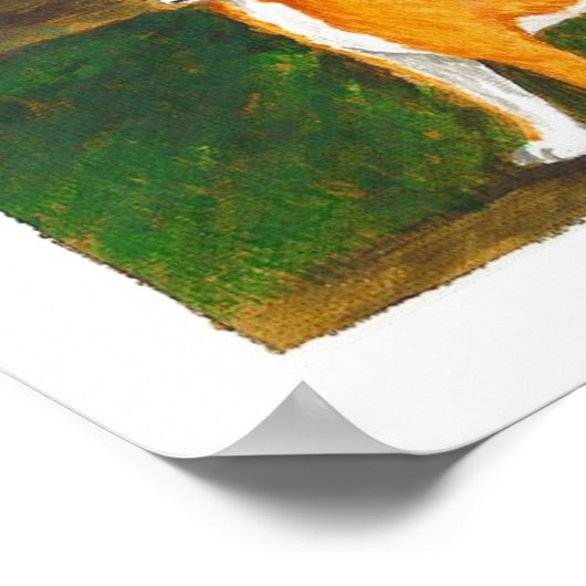 akita princess en samurai poster (Hoek)