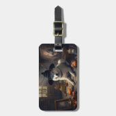 Akita Pumpkins Halloween Scary Bagagelabel (Voorkant verticaal)