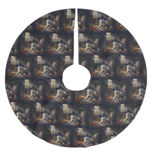 Akita Pumpkins Halloween Scary Kerstboom Rok