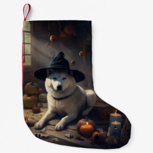 Akita Pumpkins Halloween Scary Kleine Kerstsok