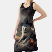 Akita Pumpkins Halloween Scary Schort (Insitu)