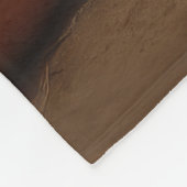 Akita Puppy Herfst Delight Pompoen Fleece Deken (Hoek)