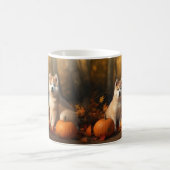 Akita Puppy Herfst Delight Pompoen Koffiemok (Center)