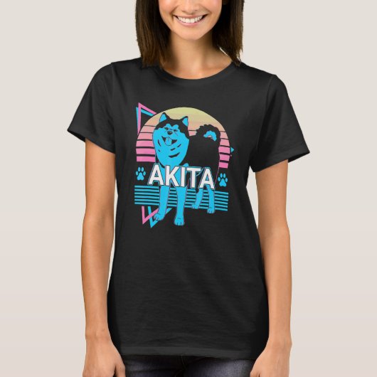 Akita Retro T-shirt (Voorkant)
