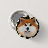 AKITA        RONDE BUTTON 3,2 CM (Voorkant /achterkant)