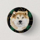 AKITA RONDE BUTTON 3,2 CM (Voorkant)