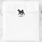 Akita Ronde Sticker (Tas)