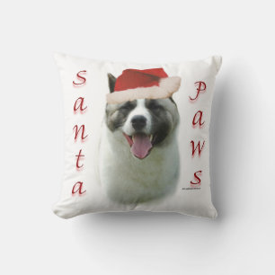 Akita Santa Paws Kussen