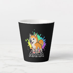 Akita shiba-hondenmeesters   Cute Dog Gift Latte Mok
