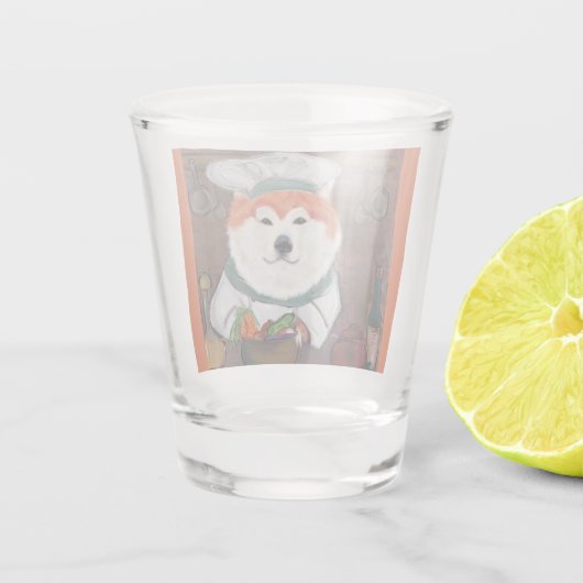 Akita Shot Glas (Achterkant)