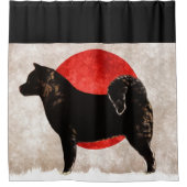 Akita Shower Curtain Douchegordijn (Voorkant)
