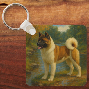 Akita Sleutelhanger