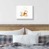Akita Snowball Vechthond Canvas Afdruk (Insitu (Slaapkamer))