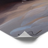 Akita Snowy Sleigh Ride Kerstdecoratie Poster (Hoek)