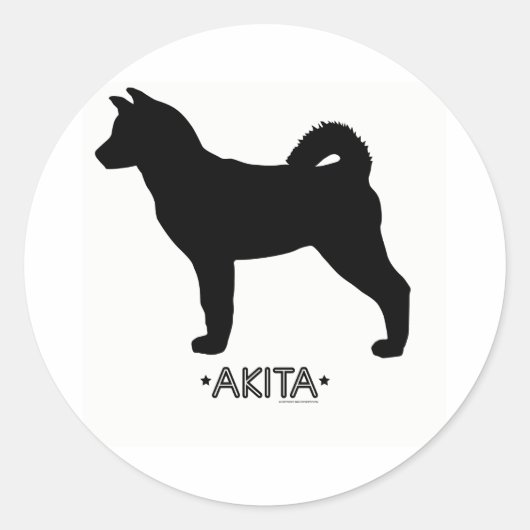 Akita Sticker (Voorkant)