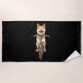 Akita  strandlaken (Voorkant)