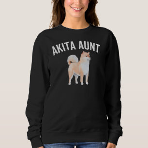 akita tante tante van prachtige japanse hond of po trui