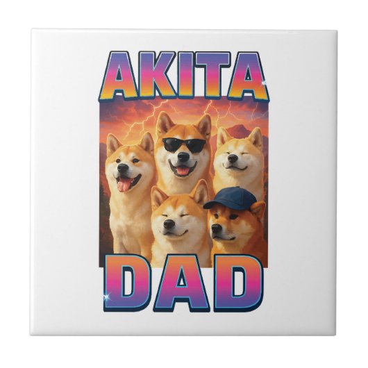 Akita Tegeltje (Voorkant)