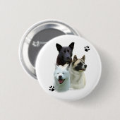 Akita Trio - Button (Voorkant /achterkant)