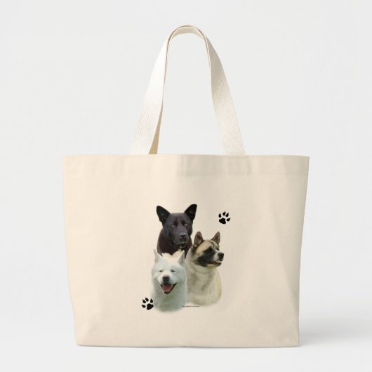 Akita Trio Grote Tote Bag (Voorkant)