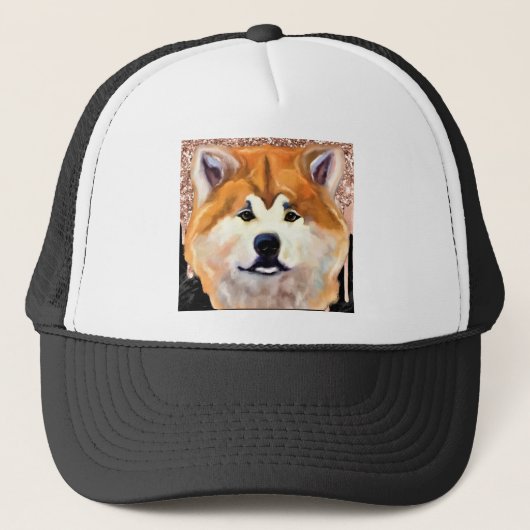 Akita trucker pet (Voorkant)