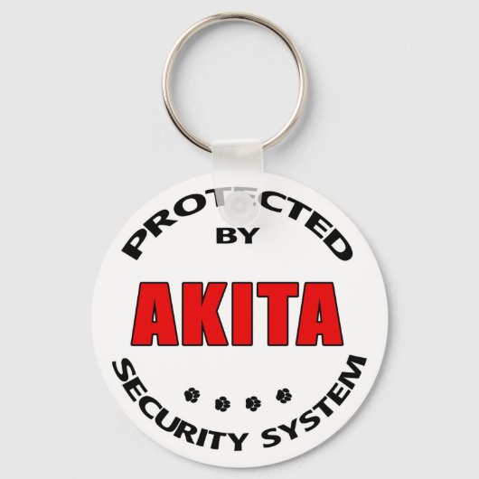 Akita-veiligheidssysteem Sleutelhanger (Voorkant)