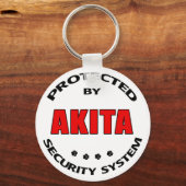 Akita-veiligheidssysteem Sleutelhanger (Voorkant)