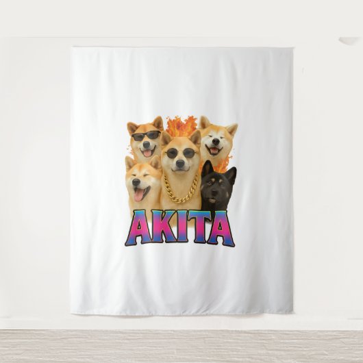 Akita wandkleed (Voorkant)