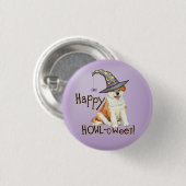 Akita Witch Ronde Button 3,2 Cm (Voorkant /achterkant)
