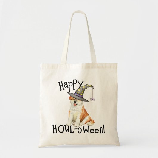 Akita Witch Tote Bag (Voorkant)
