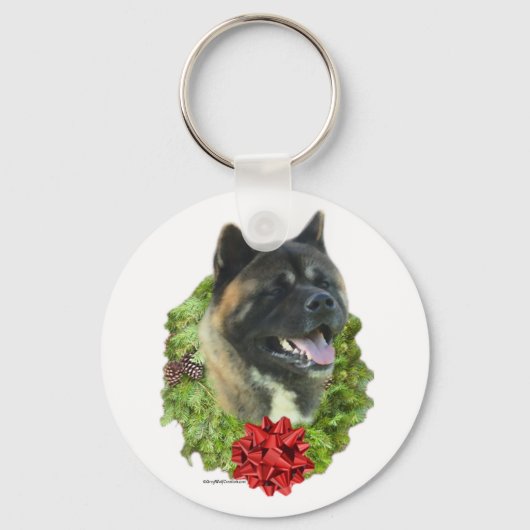 Akita Wreath - Sleutelhanger (Voorkant)