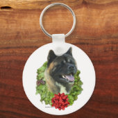 Akita Wreath - Sleutelhanger (Voorkant)