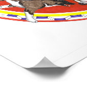 akita yin en yang poster (Hoek)