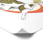 akita yin en yang poster (Hoek)