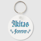 Akitas Forever Sleutelhanger (Voorkant)