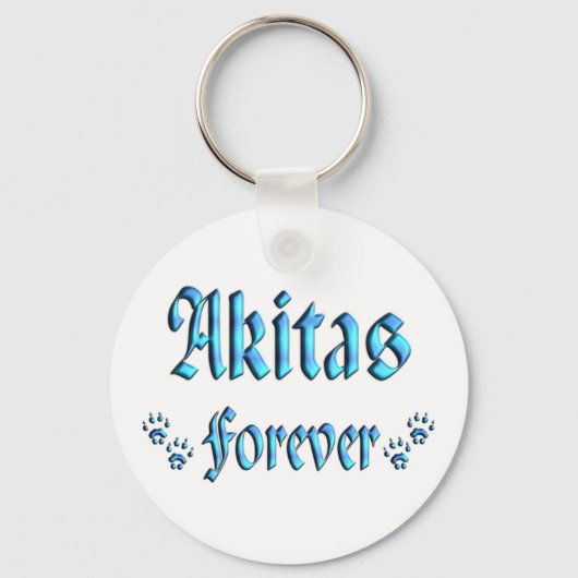 Akitas Forever Sleutelhanger (Voorkant)