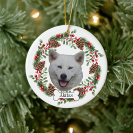 akitas hond Gepersonaliseerd Ornament voor huisdie