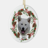 akitas hond keramisch ornament (Rechts)