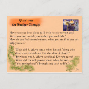 Akiva bezoekt de uitzending briefkaart