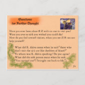 Akiva bezoekt de uitzending briefkaart (Voorkant)