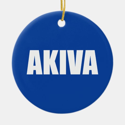 Akiva Keramisch Ornament (Voorkant)
