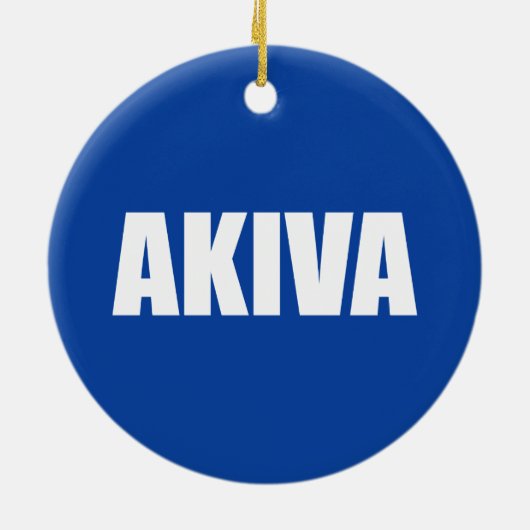 Akiva Keramisch Ornament (Achterkant)