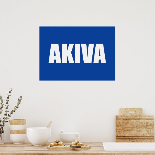 Akiva Poster (Keuken)