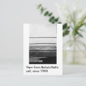 Akka - Gevangenis - Baha'u'llah-cel Briefkaart (Staand voorkant)