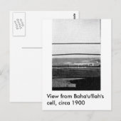 Akka - Gevangenis - Baha'u'llah-cel Briefkaart (Voorkant / Achterkant)