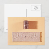 Akkadische cilinderverzegeling en indruk briefkaart (Voorkant / Achterkant)