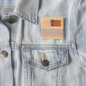 Akkadische cilinderverzegeling en indruk vierkante button 5,1 cm (In situ)